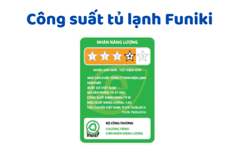 Công Suất Tủ Lạnh Funiki