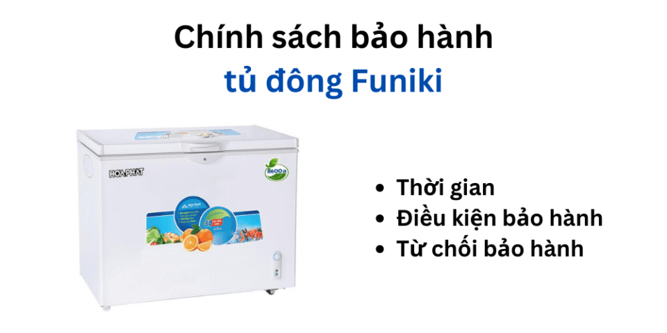Chính sách bảo hành tủ đông Funiki