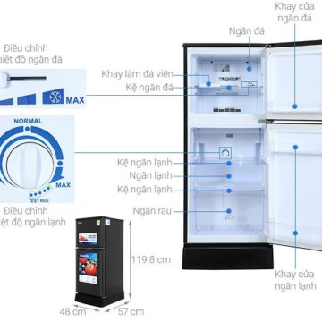 Tủ lạnh Funiki HR T6120TDG - hình số 2