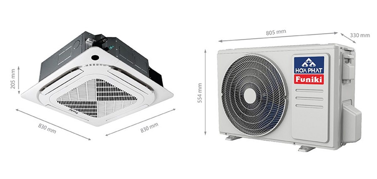 - Điều hòa Funiki CH18MMC1 âm trần 18000BTU 2 chiều - hình số 2