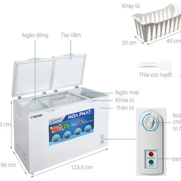 Tủ đông Hòa Phát HCF 656S2Đ2 - hình số 2