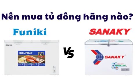 so sánh tủ đông funiki và sanaky