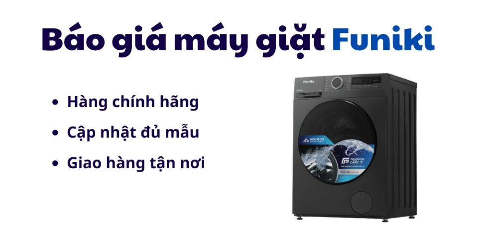 bảng báo giá máy giặt Funiki