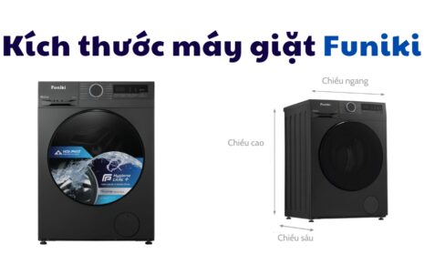 kích thước máy giặt funiki