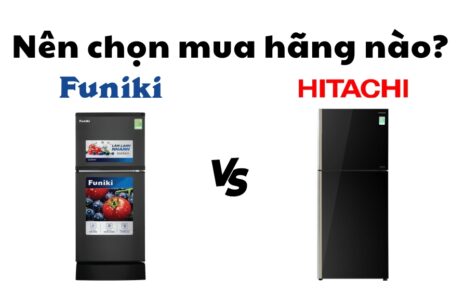 so sánh tủ lạnh Funiki và Hitachi