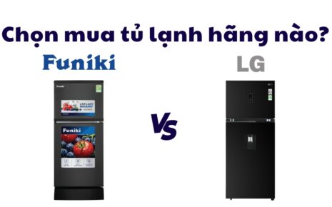 so sánh tủ lạnh Funiki và LG