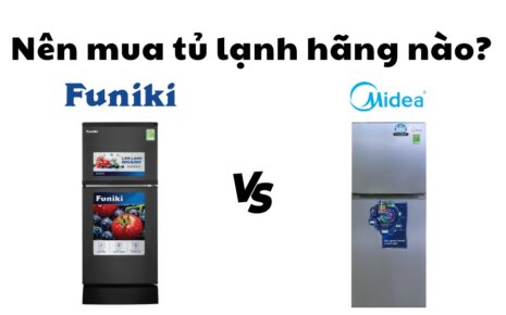 so sánh tủ lạnh Funiki và Midea