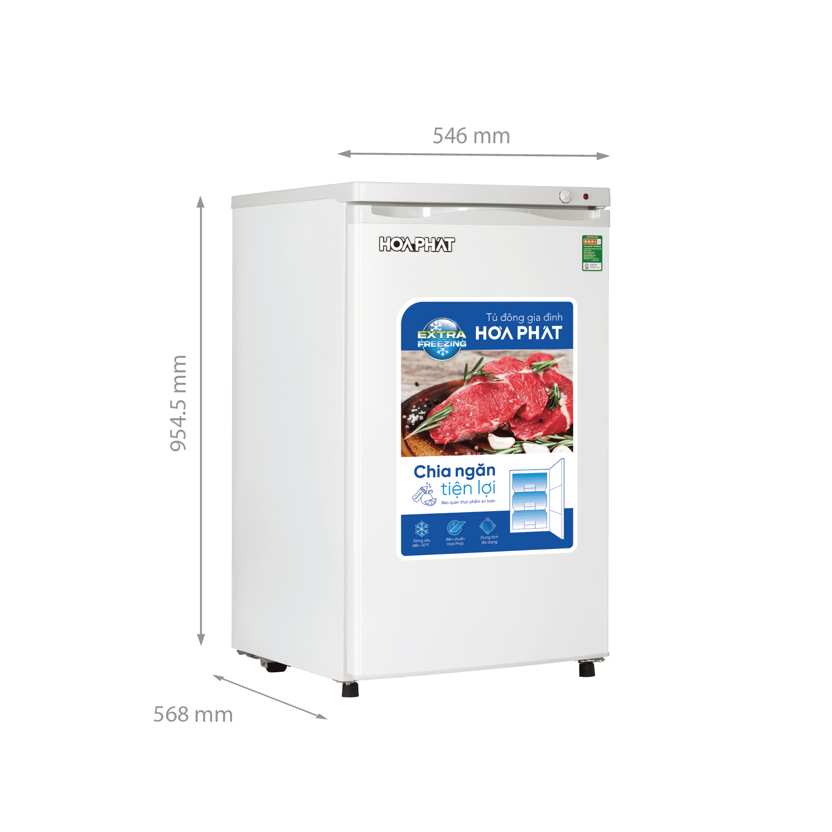 - Tủ đông Hòa Phát UAH6106 - hình số 6