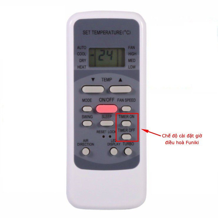 Hẹn giờ điều hoà Funiki