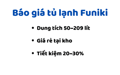 Báo giá tủ lạnh Funiki