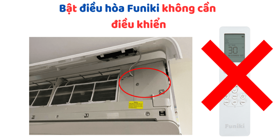 Bật điều Hòa Funiki Không Cần điều Khiển