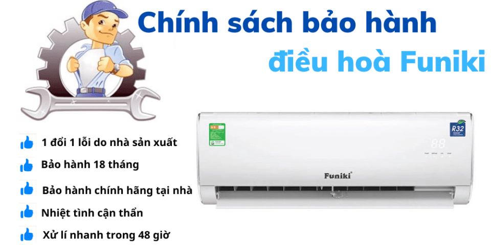 Chính Sách Bảo Hành điều hoà Funiki