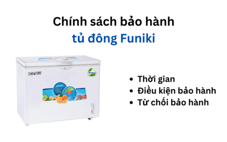 Chính sách bảo hành tủ đông Funiki