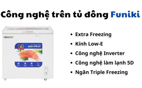 công nghệ nổi bật trên tủ đông Funiki