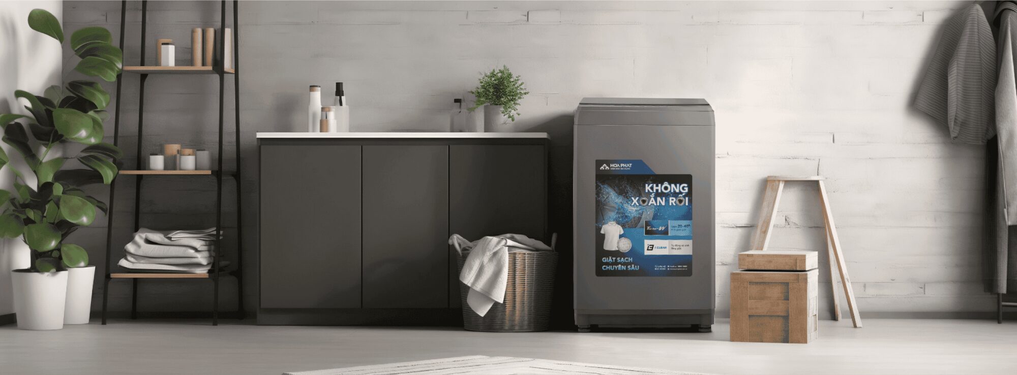 Lựa chọn kích thước máy giặt phù hợp với không gian 