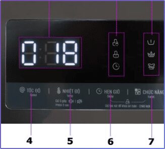 Nhấn nút hẹn giờ 