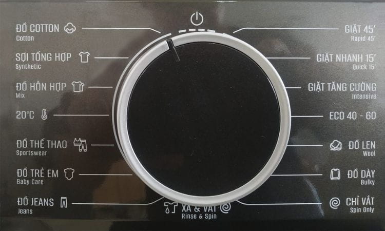 Chương trình giặt 