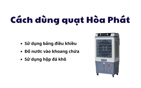cách dùng quạt hòa phát