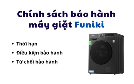 chính sách bảo hành máy giặt Funiki