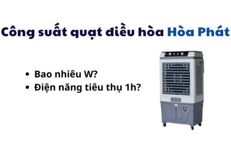 công suất quạt điều hòa Hòa Phát