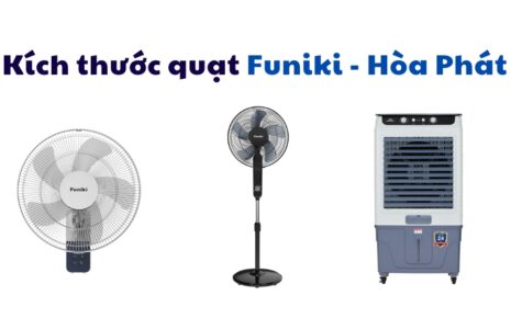 kích thước quạt Funiki - Hòa Phát